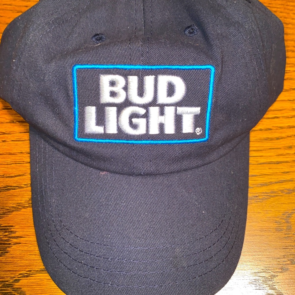 Bud Light Budweiser Adjustable Navy Blue Logo Hat